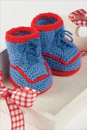 knitted baby trainers
