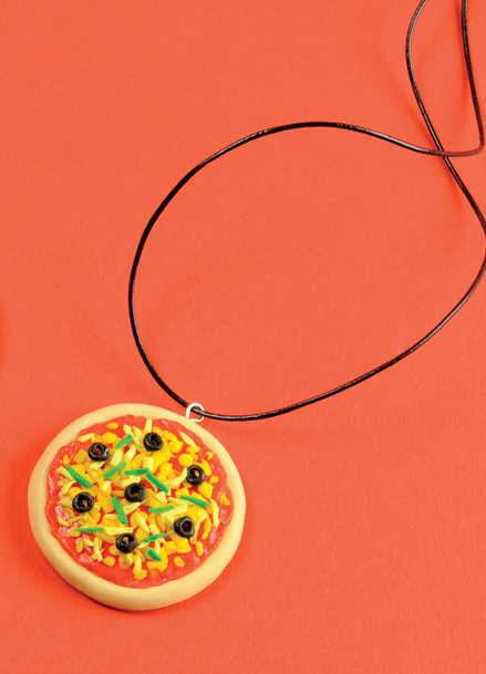 Pizza Necklace to Craft